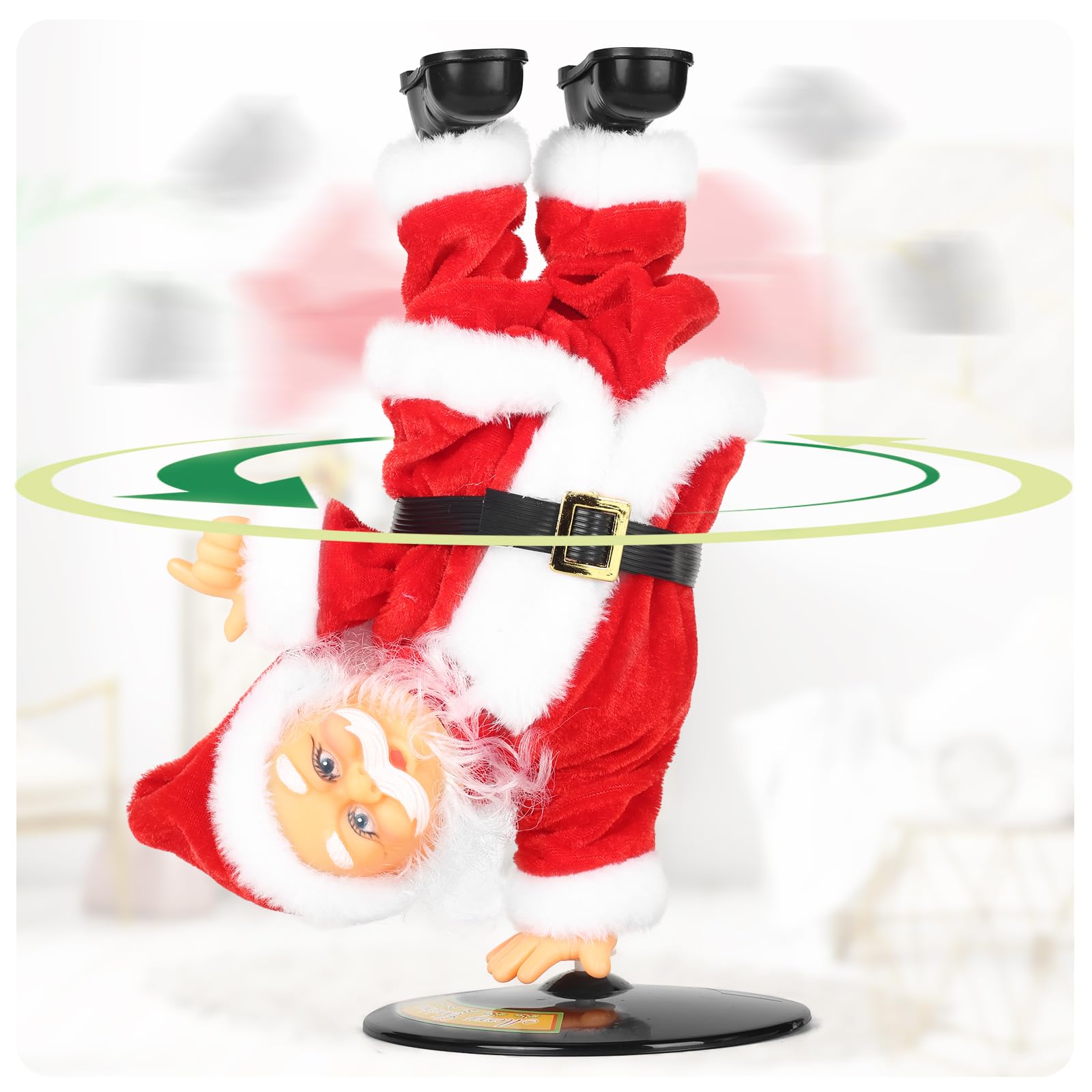 Amazon.com: SdeNow Singing Dancing Inverted Rotating Santa Claus